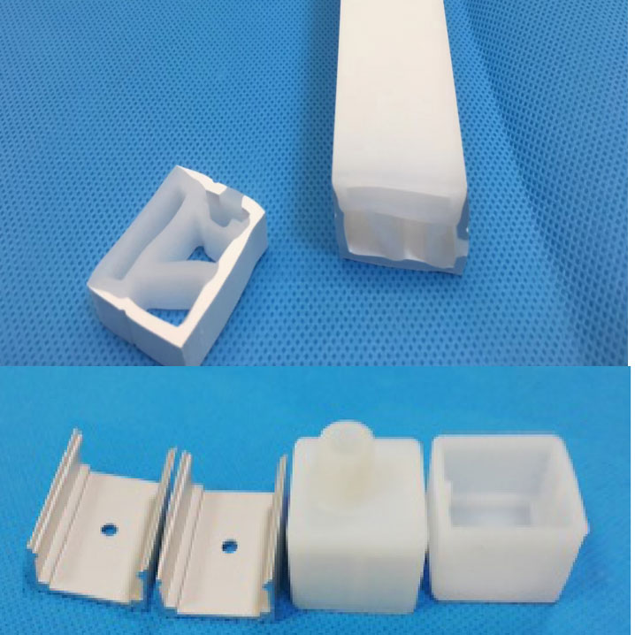 Flexible Silicone LED Channel Diffuser Waterproof For 12mm LED Light Strip - 30*25mm 120° Side Emitting Flexible Silicone LED Channel Diffuser Waterproof For 12mm LED Light Strip - 30*25mm 120° Side Emitting